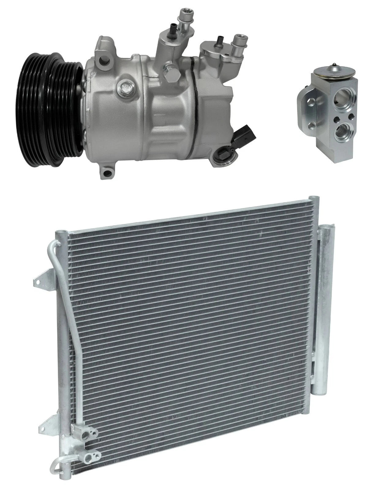 AC Compressor Kit With Condenser for Volkswagen Passat 2.5L (2013–2013)