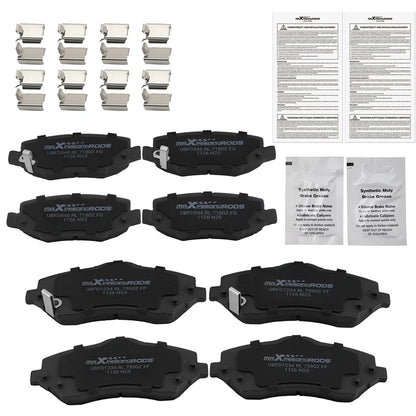 Front Rear Ceramic Brake Pads for Jeep Liberty V6 (2008–2012)