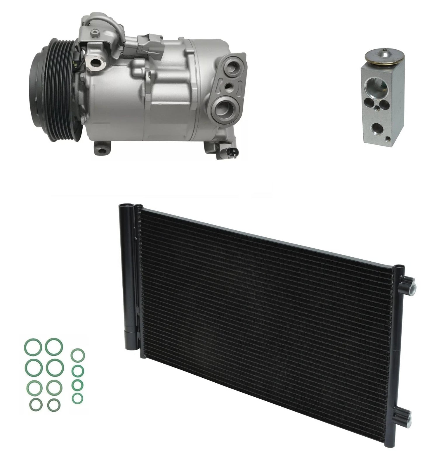 AC Compressor Kit With Condenser for Jeep Renegade 2.4L (2017–2017)