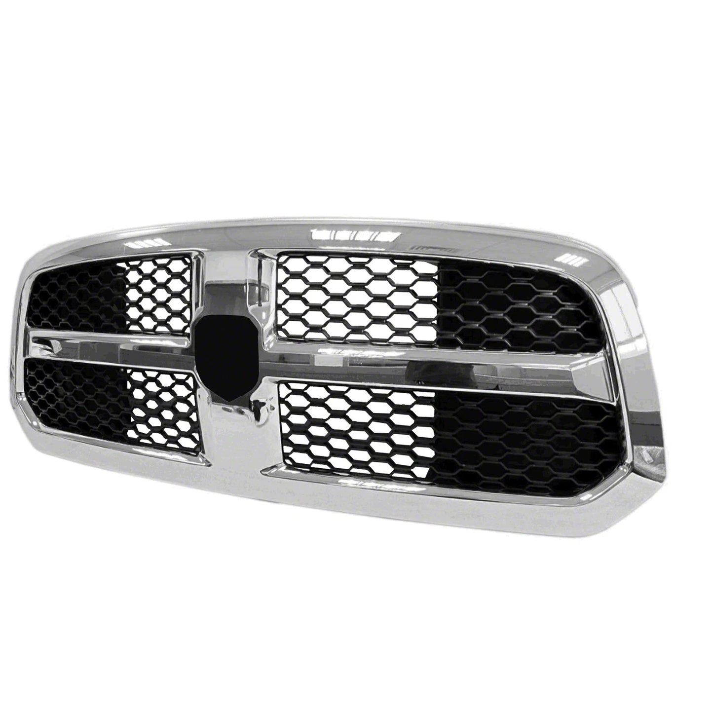 Front Grille Replacement Black Chrome Plastic for Toyota Hilux (2005–2015)