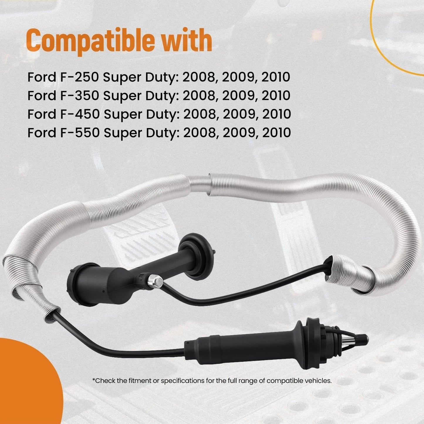 Clutch Master and Slave Cylinder for Ford F-250 F-350 Super Duty (2008–2010)