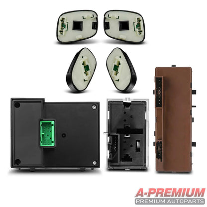 4WD Selector & Headlight & Fog Light Switches for GMC Chevy