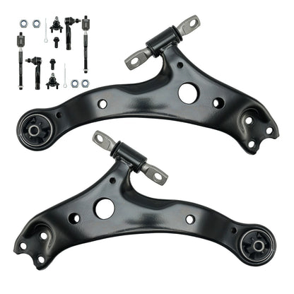 Front Lower Control Arm Ball Joint Tie Rod End Kit for Toyota Camry (2004–2006)