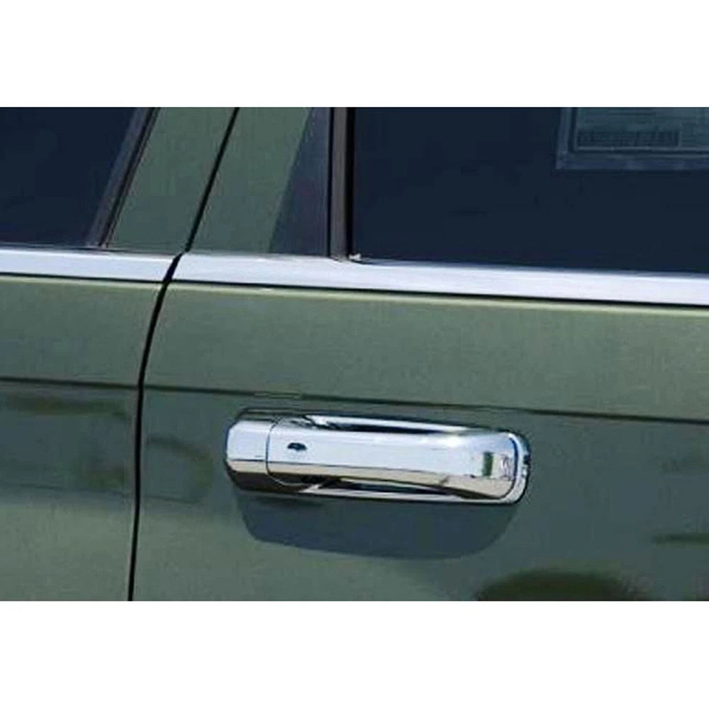 Door Handle Covers for 2005-2010 Jeep Commander (Chrome Set of 4)