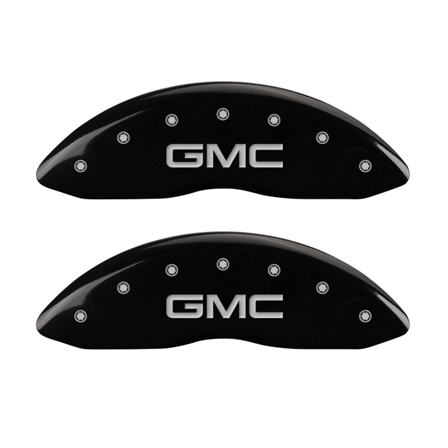 Front and Rear Black Caliper Covers Replacement for GMC Yukon (2015–2020)