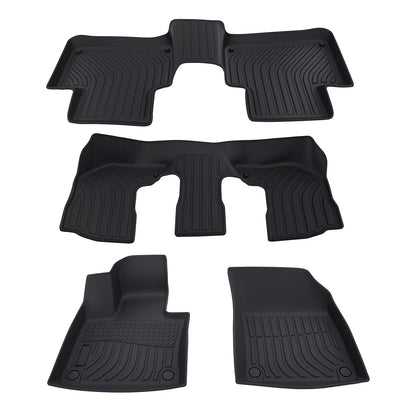 Carpet Floor Mat Set for Volvo XC90 (2016–2025) TPE Rubber Easy Clean
