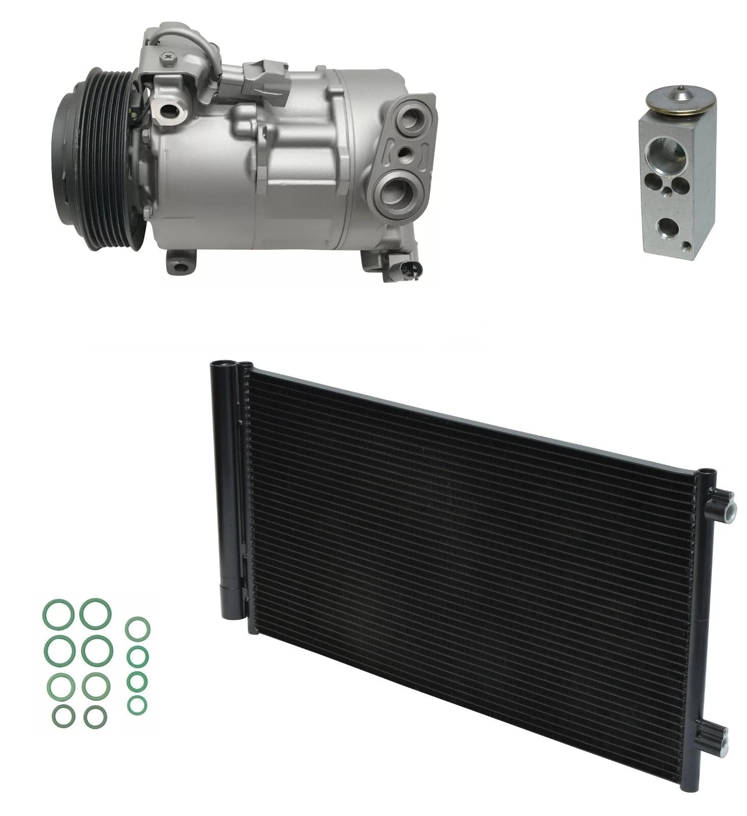 AC Compressor Kit With Condenser for Jeep Renegade 2.4L (2015–2018)