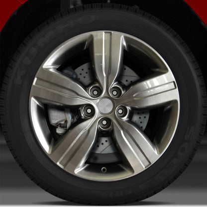 18x7 Factory Wheel (Hyper Smoked Silver Full Face Bright) for Kia Sorento