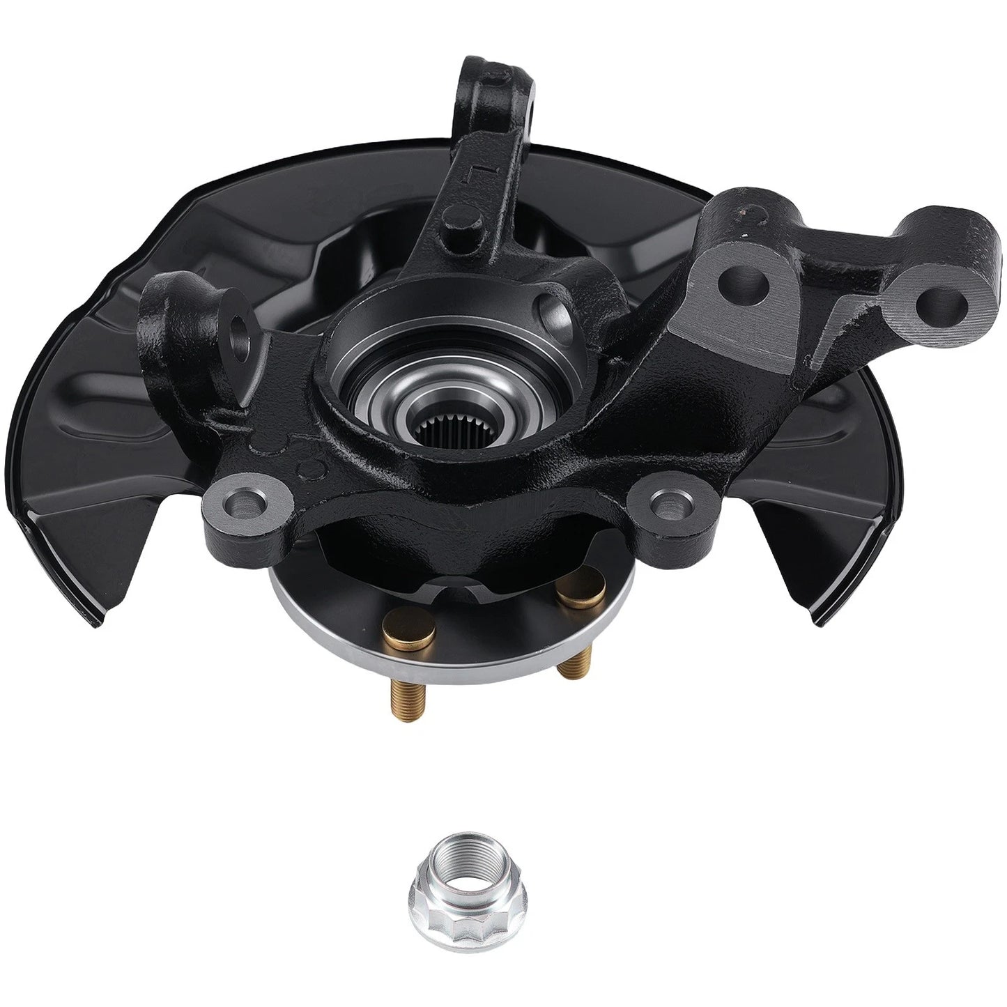 Front Left Steering Knuckle and Wheel Hub Bearing for Toyota Corolla (2003–2008)