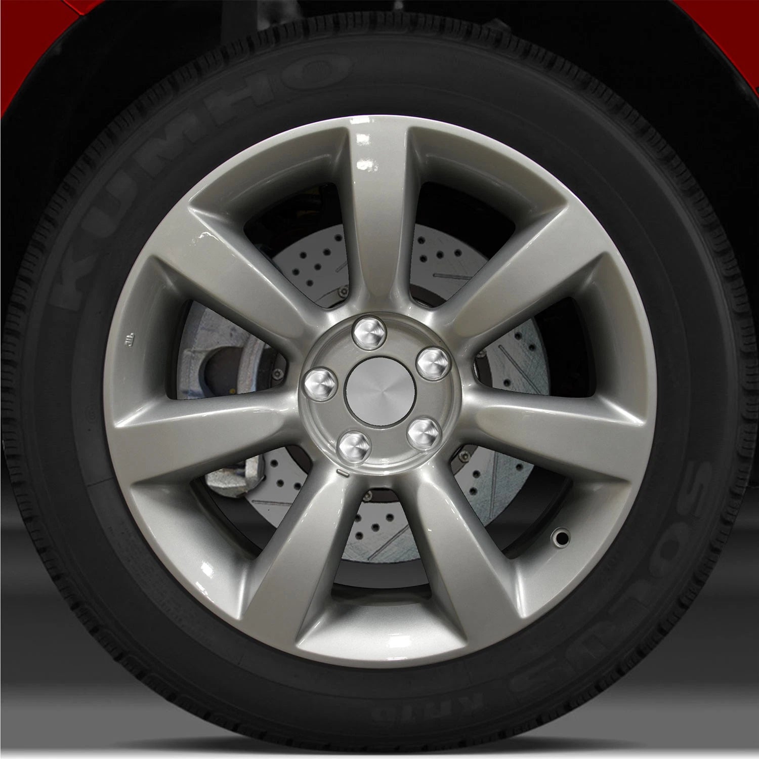 18x8 Factory Wheel (Bright Fine Silver) For 2005-2006 Infiniti Q45