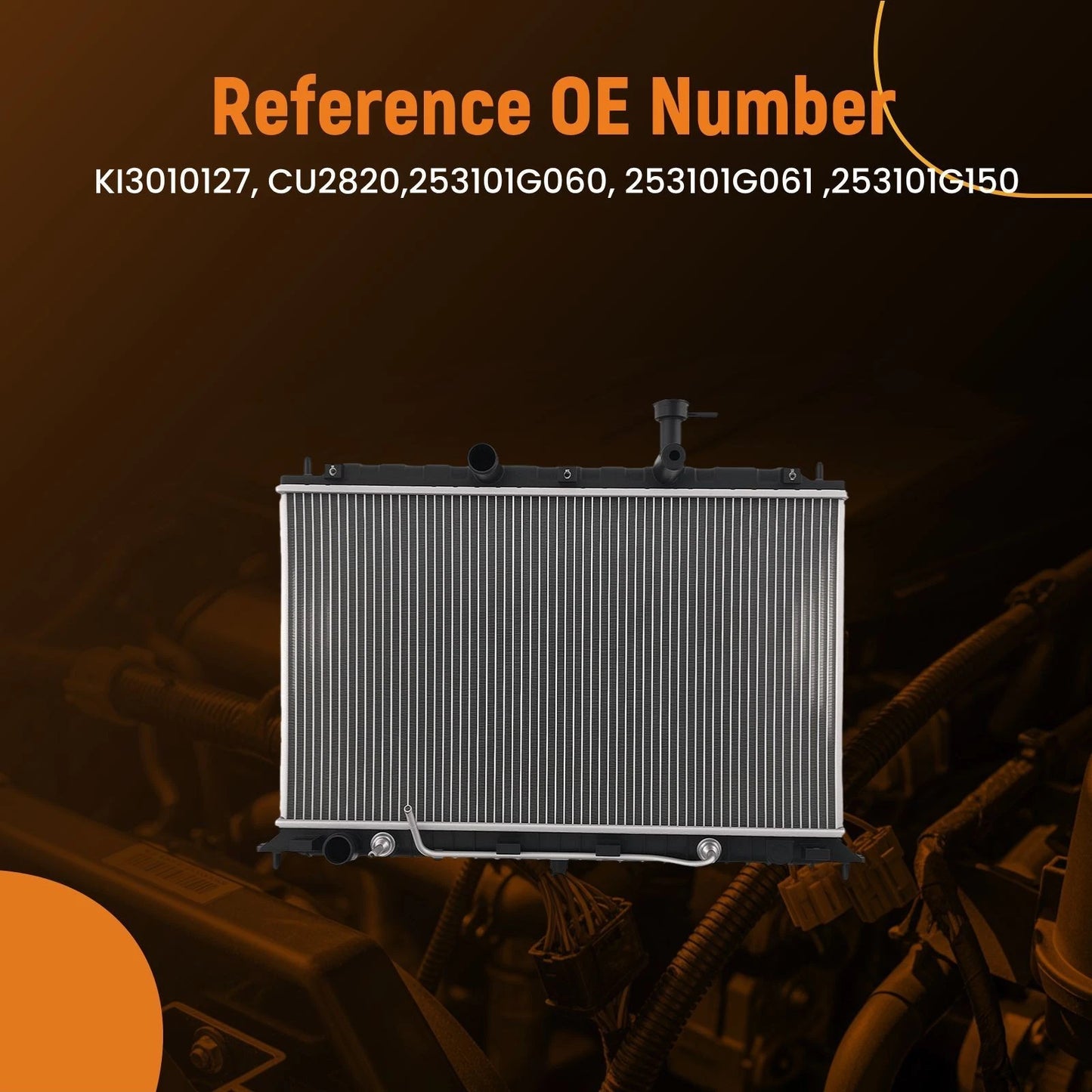 Aluminum Engine Radiator for Kia Rio Rio5 (2006–2011)