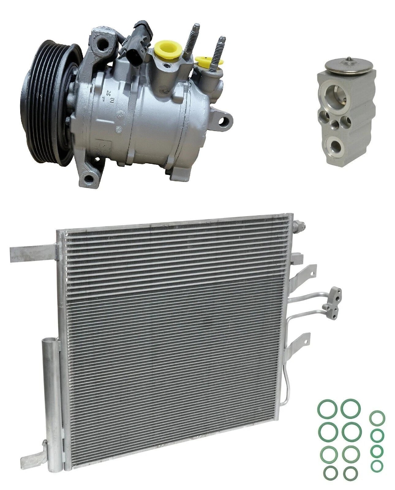 AC Compressor Kit With Condenser for Ram 1500 3.0L (2020–2020)