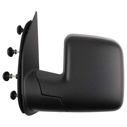 Left Side Mirror Manual Fold for Ford E-150 (2003–2013) Black ABS