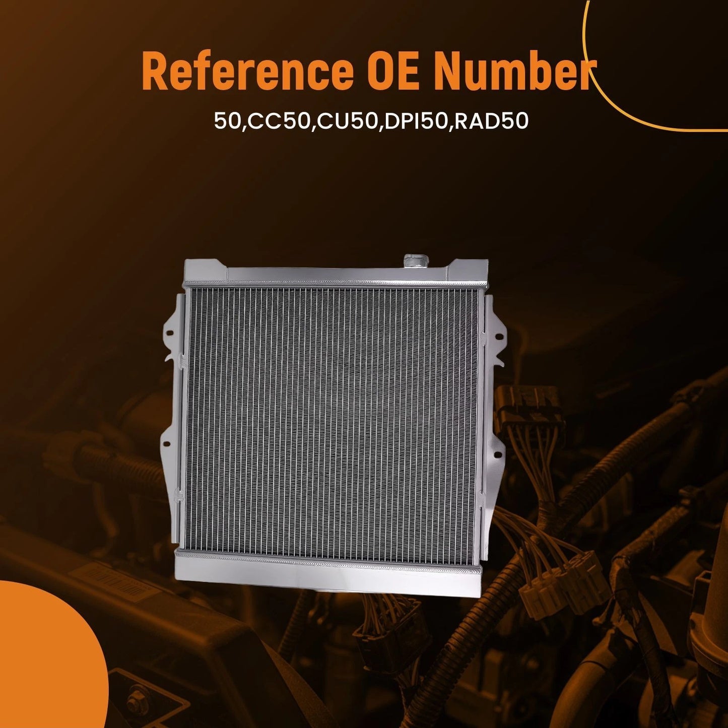 3-Row AT Radiator for Toyota 4Runner/Pickup (1988–1995)