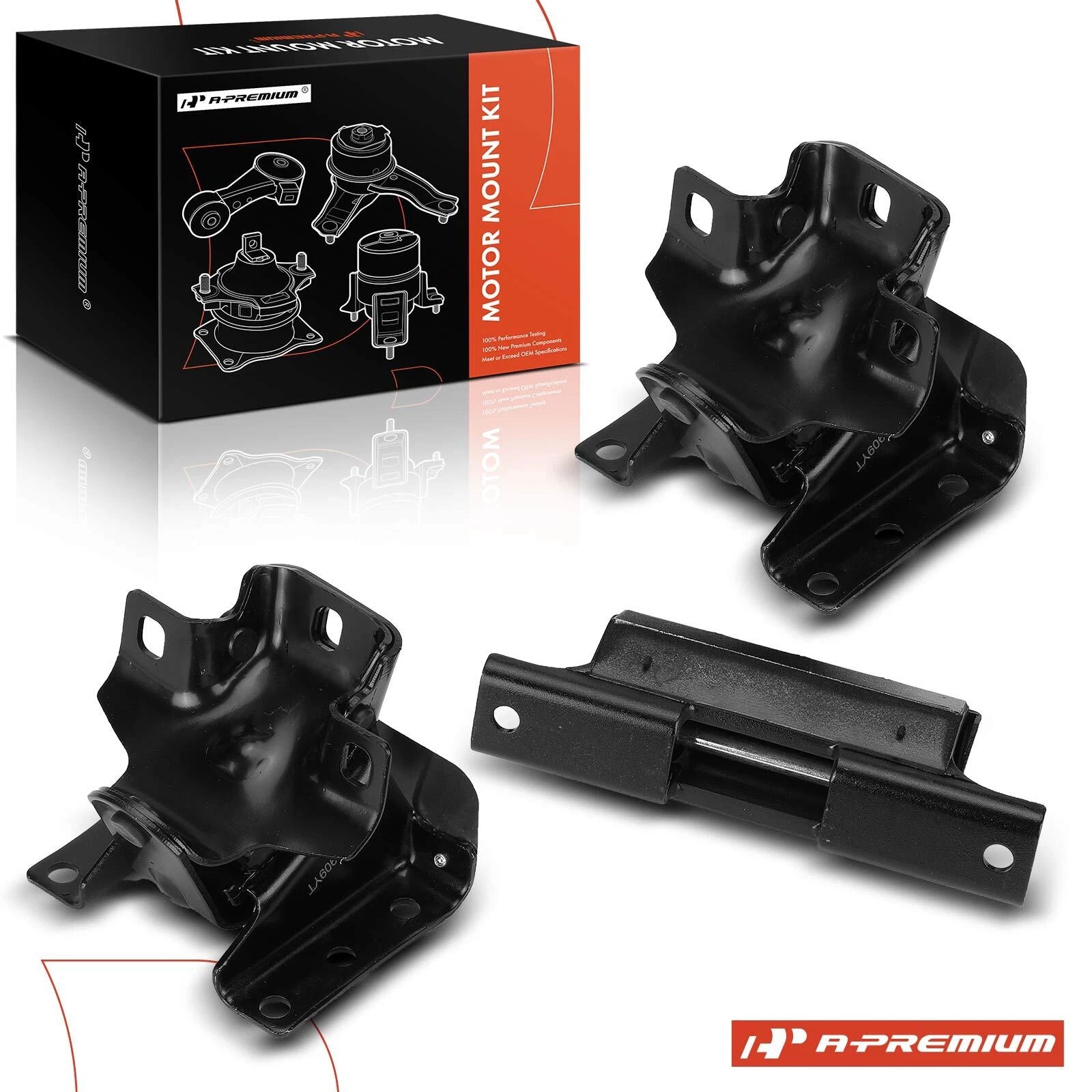 3X Engine Motor & Transmission Mount for Chevy Silverado 1500 (1999–2007)
