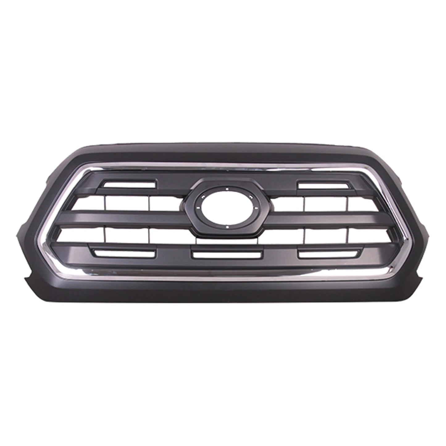 Replacement Black Chrome/Ready to Paint ABS Plastic Front Grille