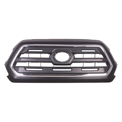 Replacement Black Chrome/Ready to Paint ABS Plastic Front Grille