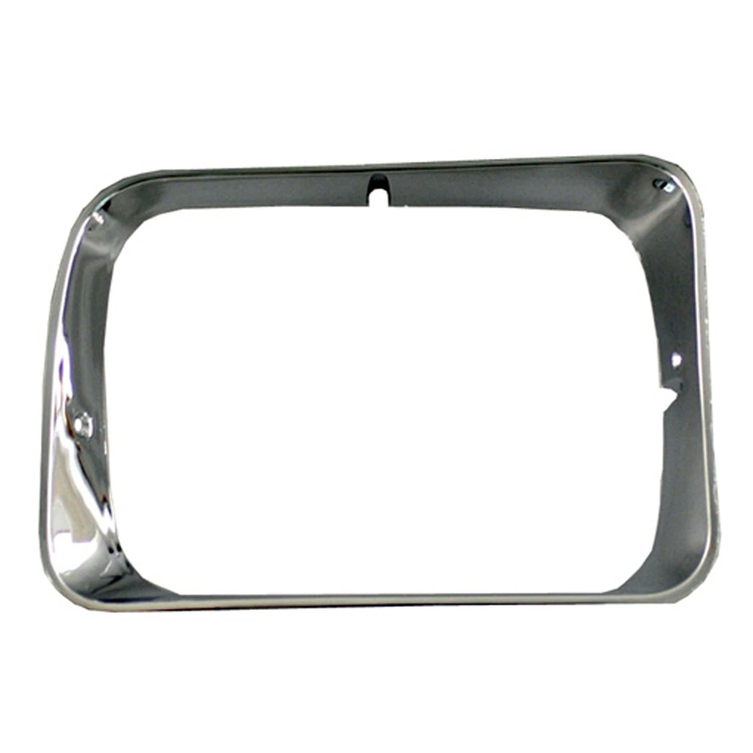 Replacement Chrome Passenger Side Head Light Door w/Single Rectangular Lamp