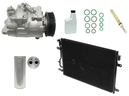 AC Compressor Kit with Condenser Replacement for Toyota Hilux (2011–2016)
