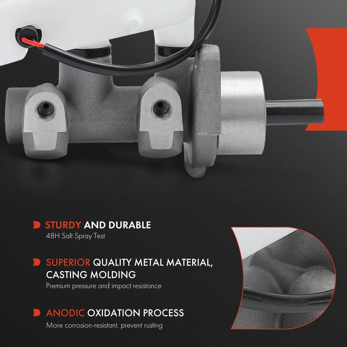 Brake Master Cylinder with Reservoir & Sensor for Chevy Aveo (2004–2011)