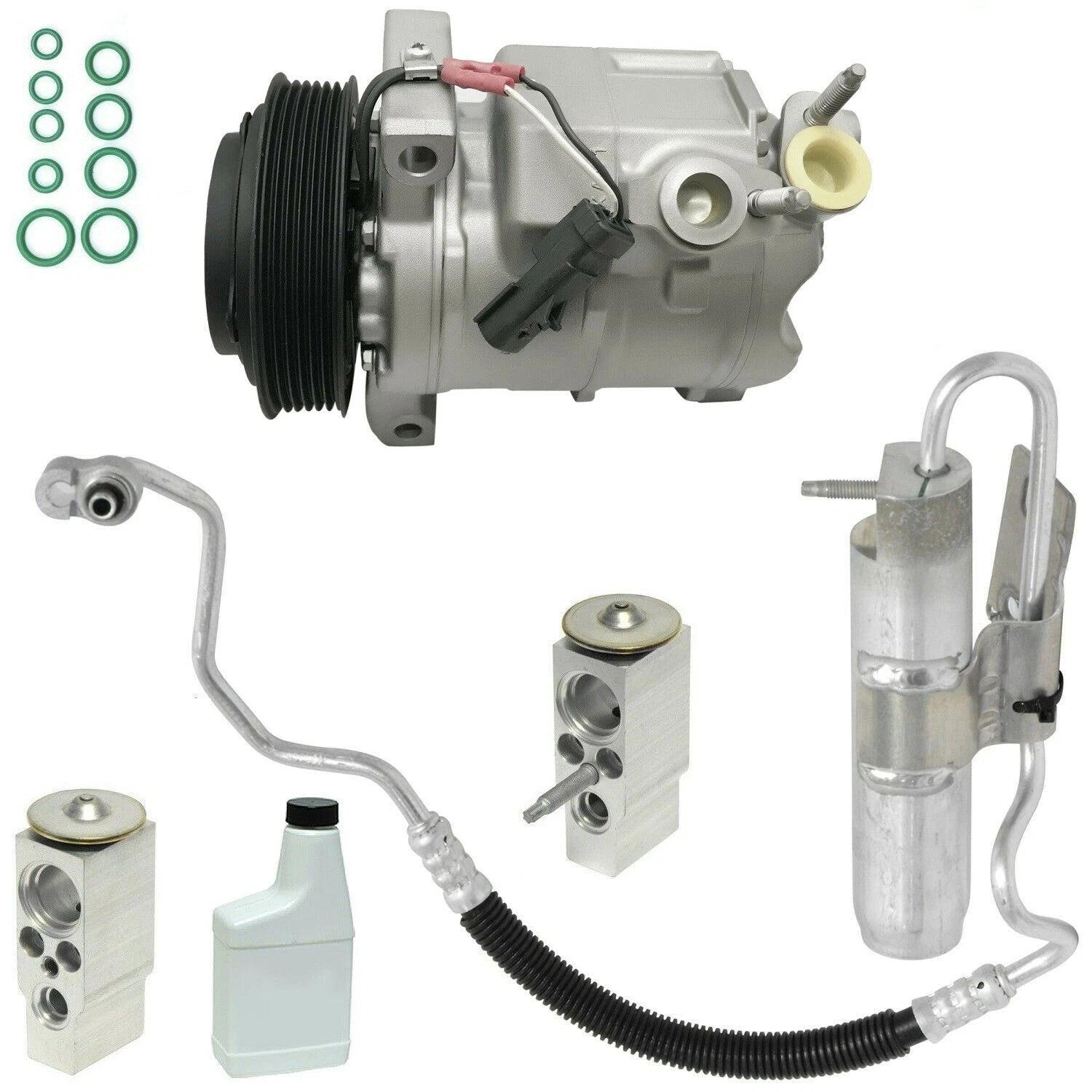 A C Compressor Kit Replacement with Rear for Dodge Journey (2010–2011)