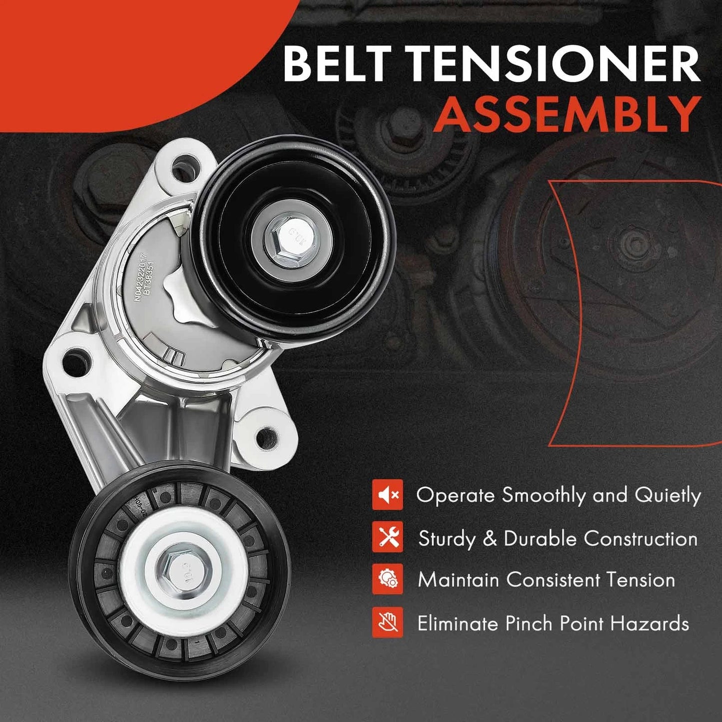 Belt Tensioner with Pulley for Buick Park Avenue (1996–2005)