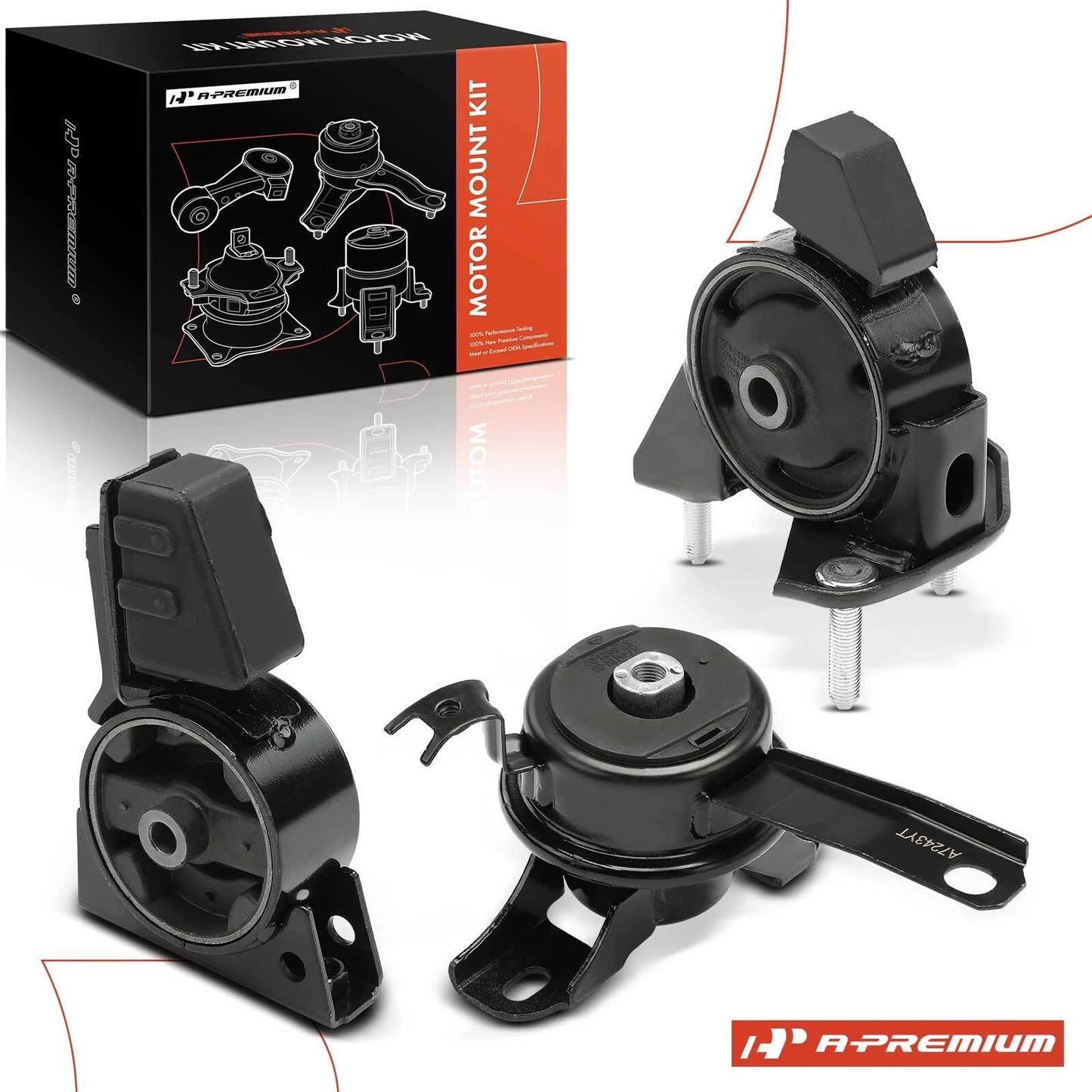 3X Engine Motor Mount for Toyota Corolla (1998–2002)