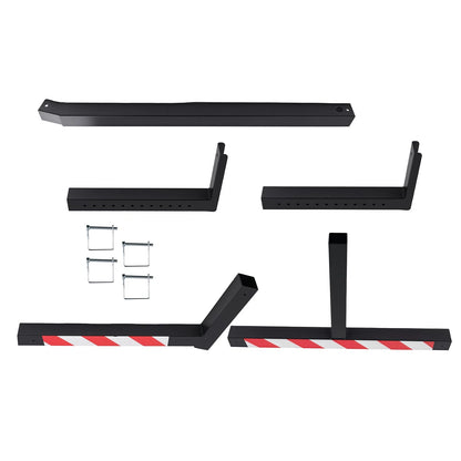 Adjustable Hitch Truck Bed Extender for 150-750 lb Capacity (Black) for 2000–2025