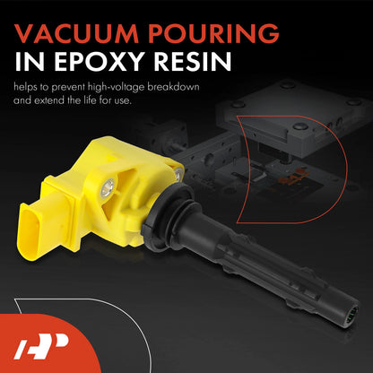 8x Yellow Ignition Coil for Mercedes-Benz E550 G550 ML350 S550 GL450 (2007–2016)