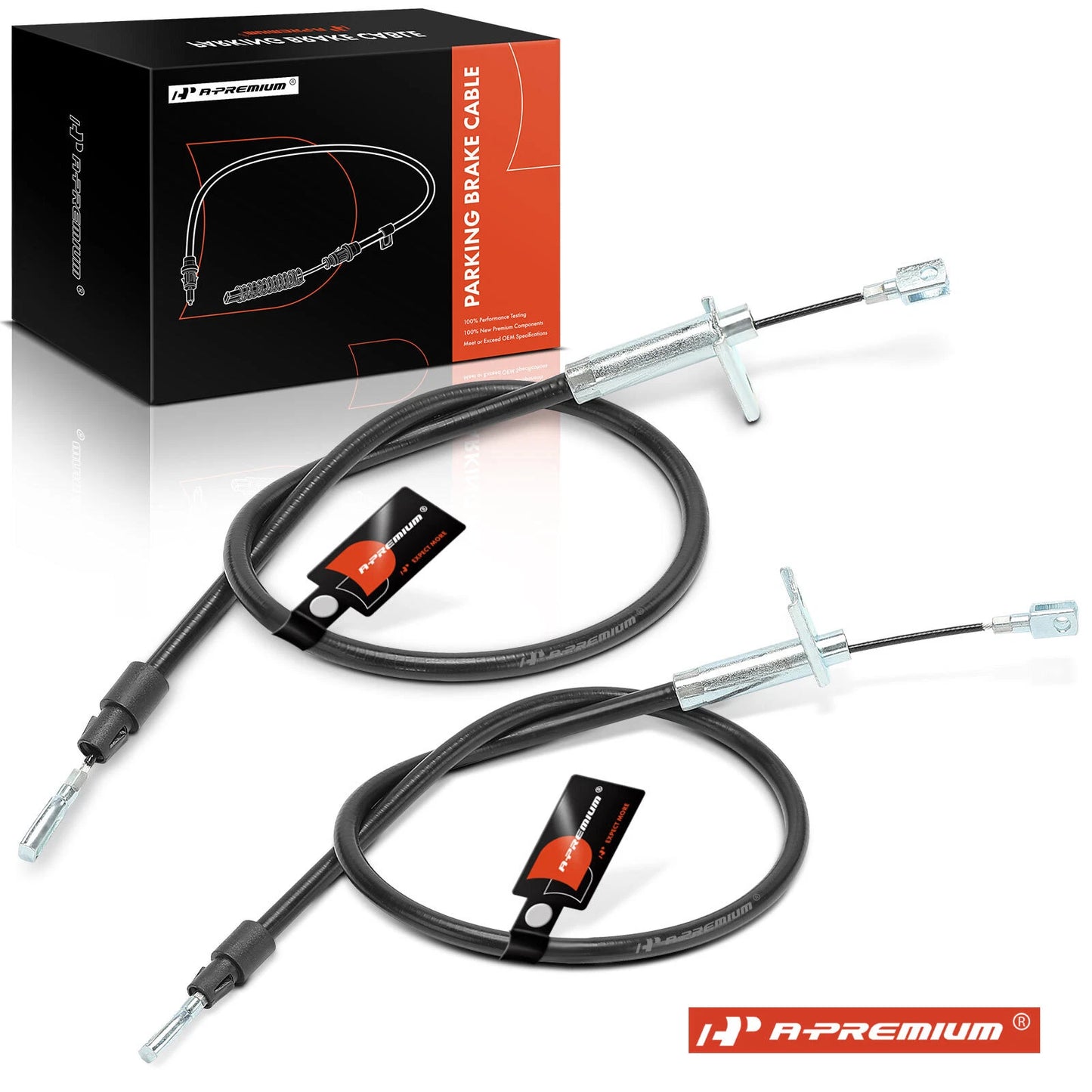 2X Rear Parking Brake Cables for Mercedes-Benz W202 A208 C208 C280 (1996–2000)