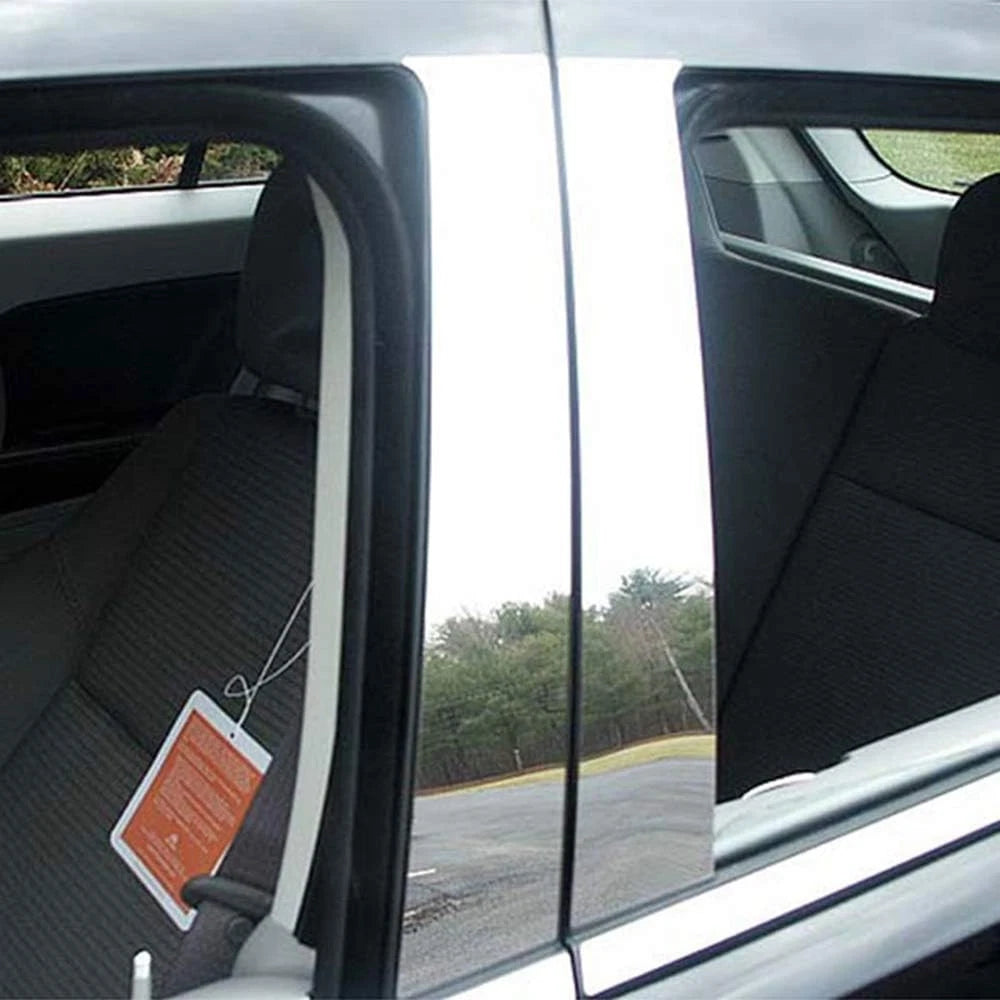 Luxury FX Chrome Pillar Post Trim 4pc for Dodge Caliber (2007–2012)