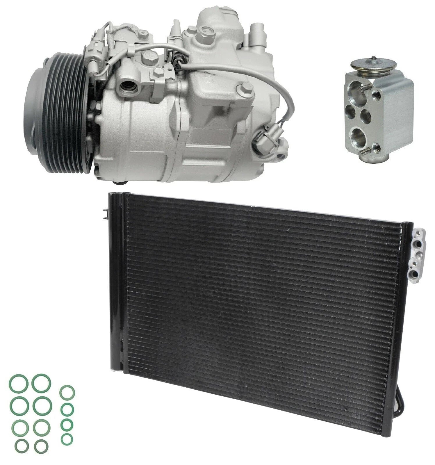 AC Compressor Kit with Condenser for BMW 128i 3.0L (2013–2013)