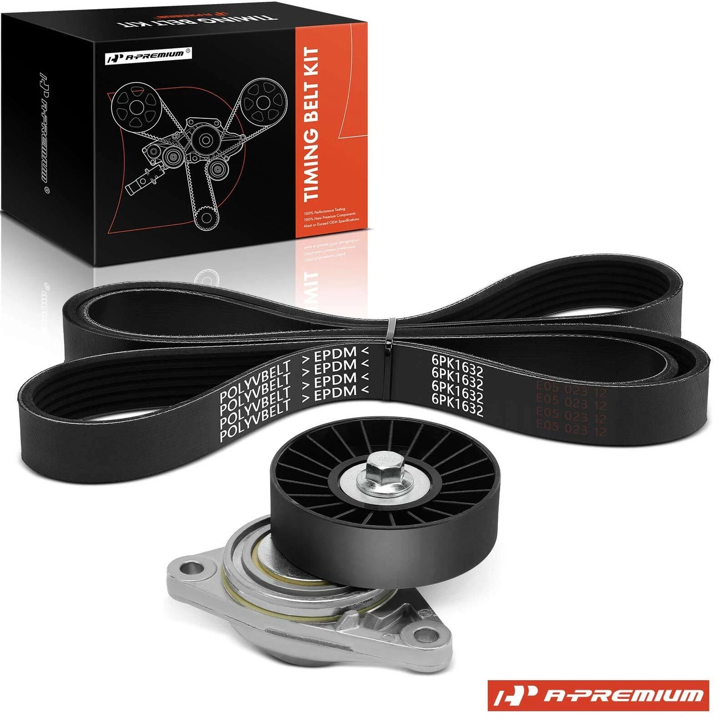 2X Serpentine Belt Drive Component Kit for Chevy Camaro (1995–1997)