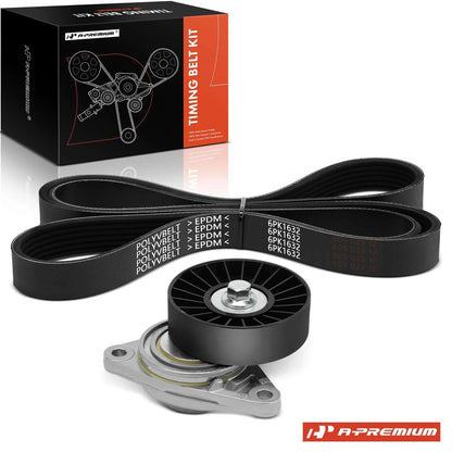 2X Serpentine Belt Drive Component Kit for Chevy Camaro (1995–1997)