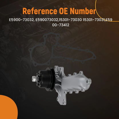 Engine Coolant Water Pump for Kubota L295F (2011–2011)
