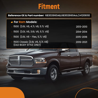 Active Grille Radiator Shutter for Ram 1500 (2013–2018)