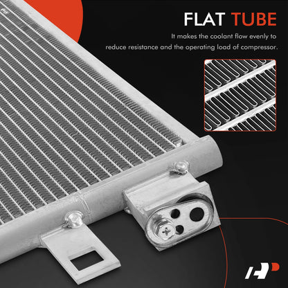 A/C Condenser with Receiver Drier & Bracket for Benz V177 W118 X156 X247