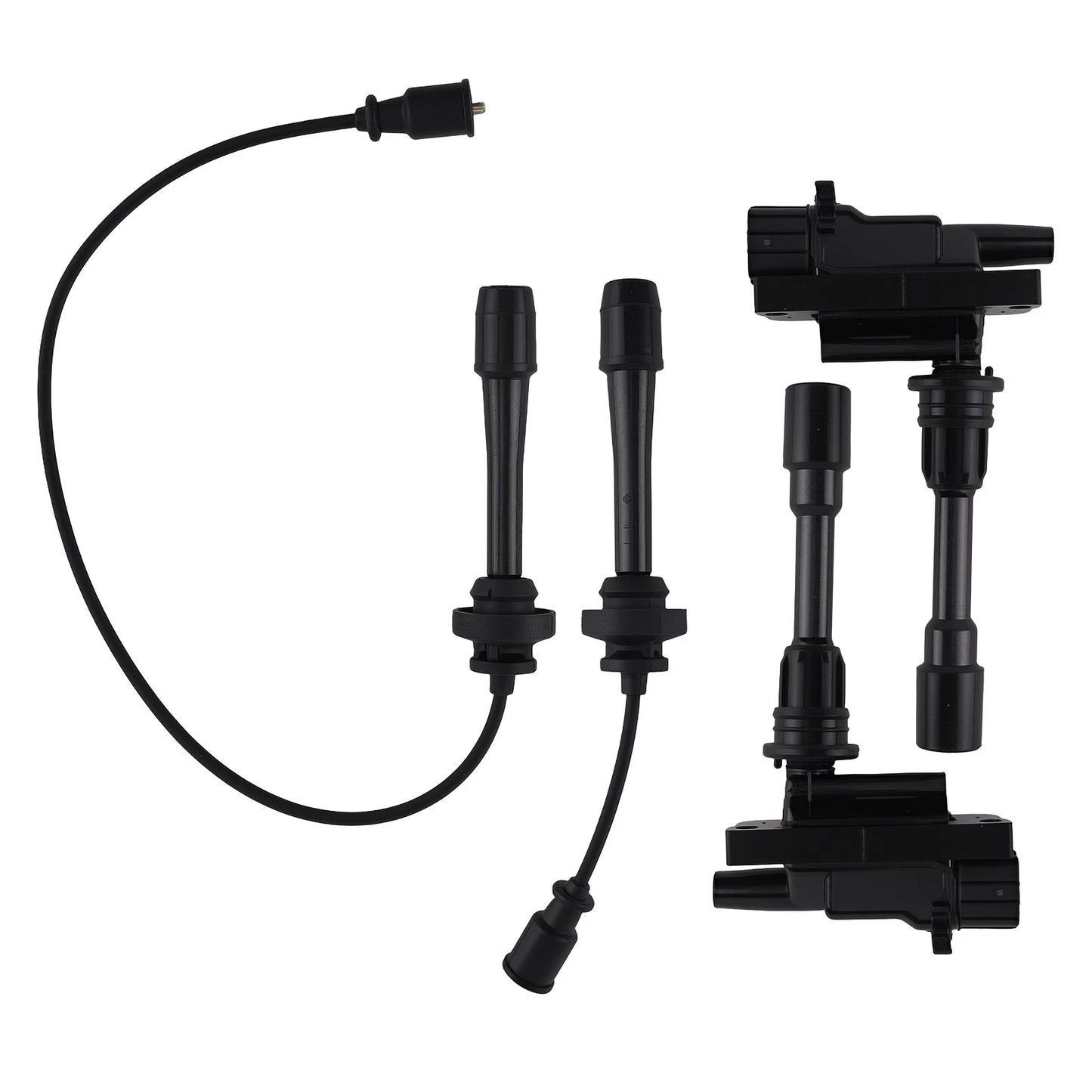 2 Ignition Coil & Wire for 2001-2003 Mazda Protege/Protege5 2.0L