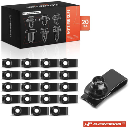 20Pcs Bumper U Nut Panel Clip M8 for GM Chevy GMC