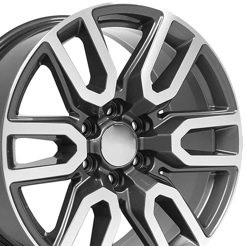 20" Gunmetal Machined Wheel for 1992-1994 Chevy Blazer - RVO2029
