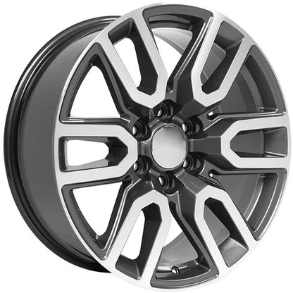 20 Inch Gunmetal Machined Wheel for 2003–2014 GMC Savana 1500