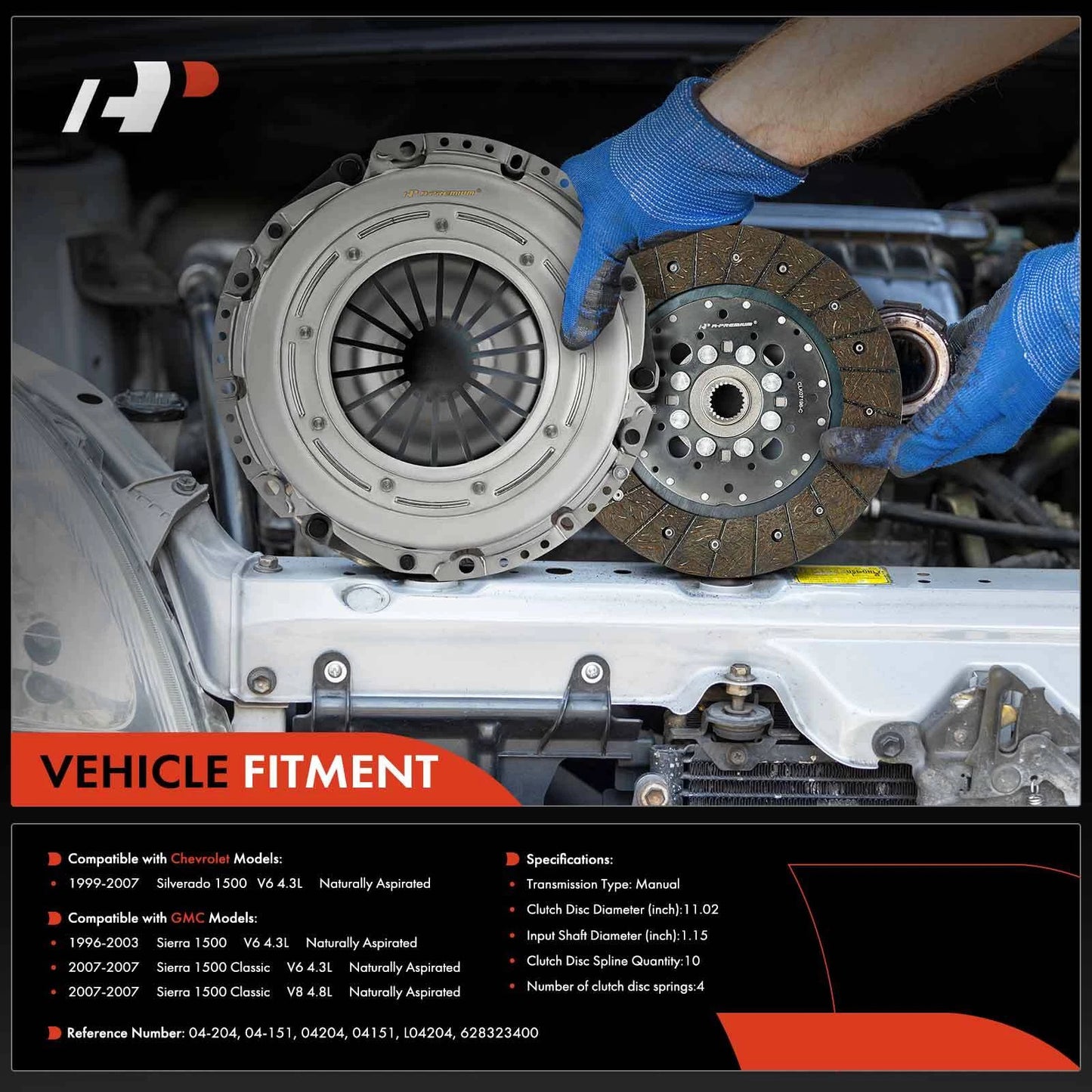 Clutch Kit for Chevrolet Silverado 1500 (1999–2007)