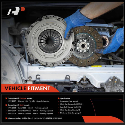 Clutch Kit for Chevrolet Silverado 1500 (1999–2007)