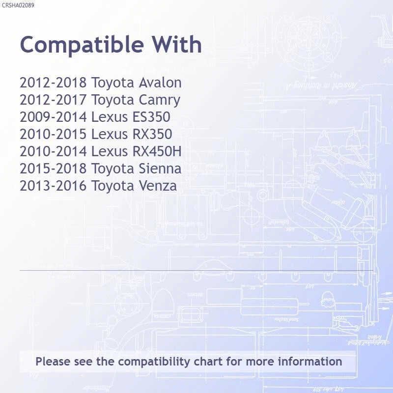 A/C Evaporator Core Replacement Repair Part for Toyota Avalon (2012–2018)
