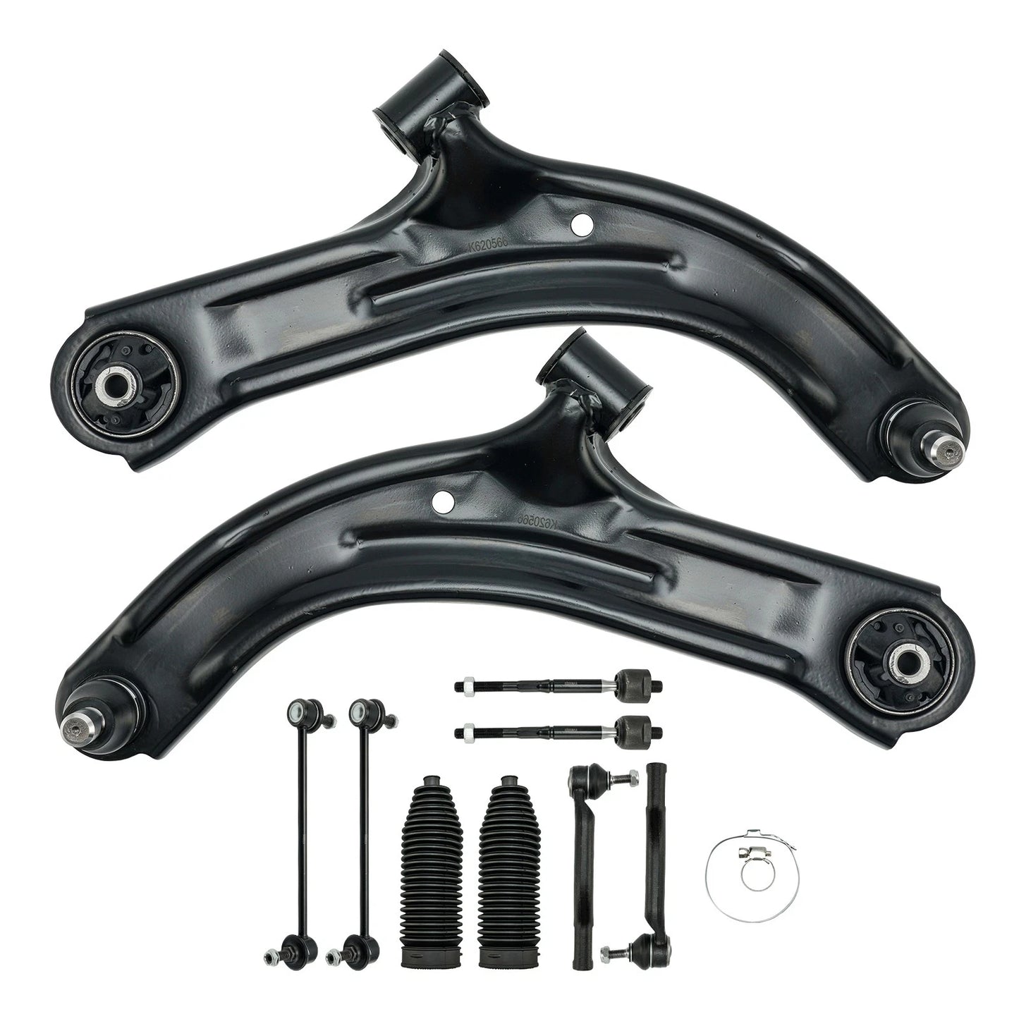 10PC Control Arms with Ball Joints and Tie Rods for Nissan Cube (2009–2014)