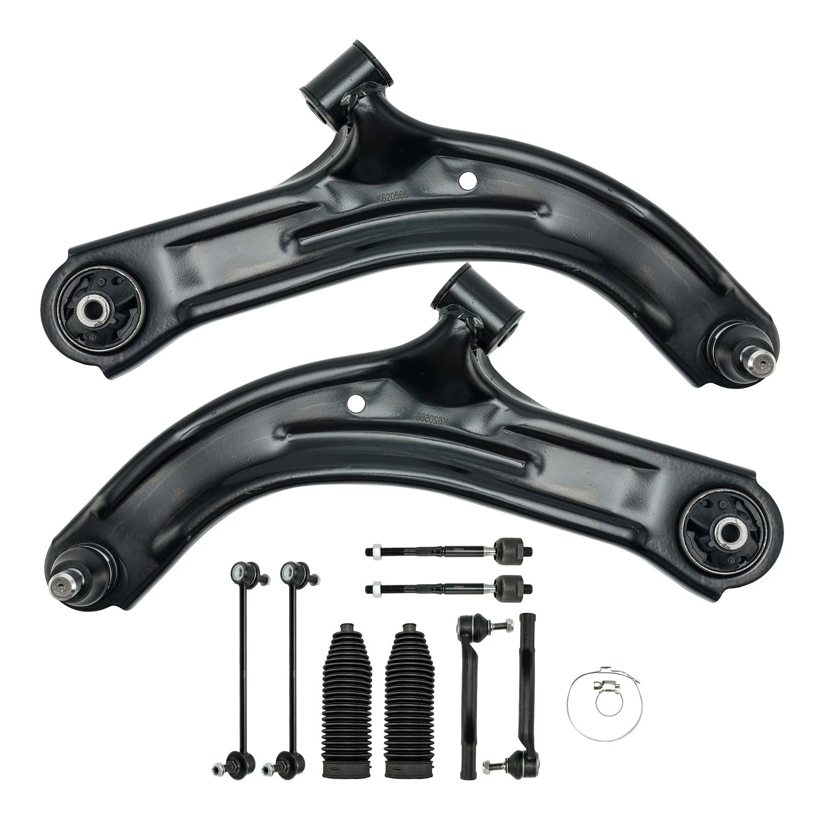 10PC Control Arms with Ball Joints and Tie Rods for Nissan Cube (2009–2014)