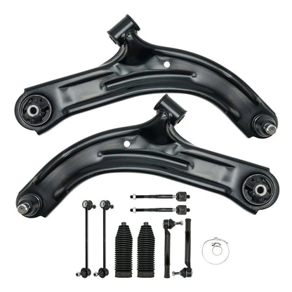 10PC Control Arms with Ball Joints and Tie Rods for Nissan Cube (2009–2014)