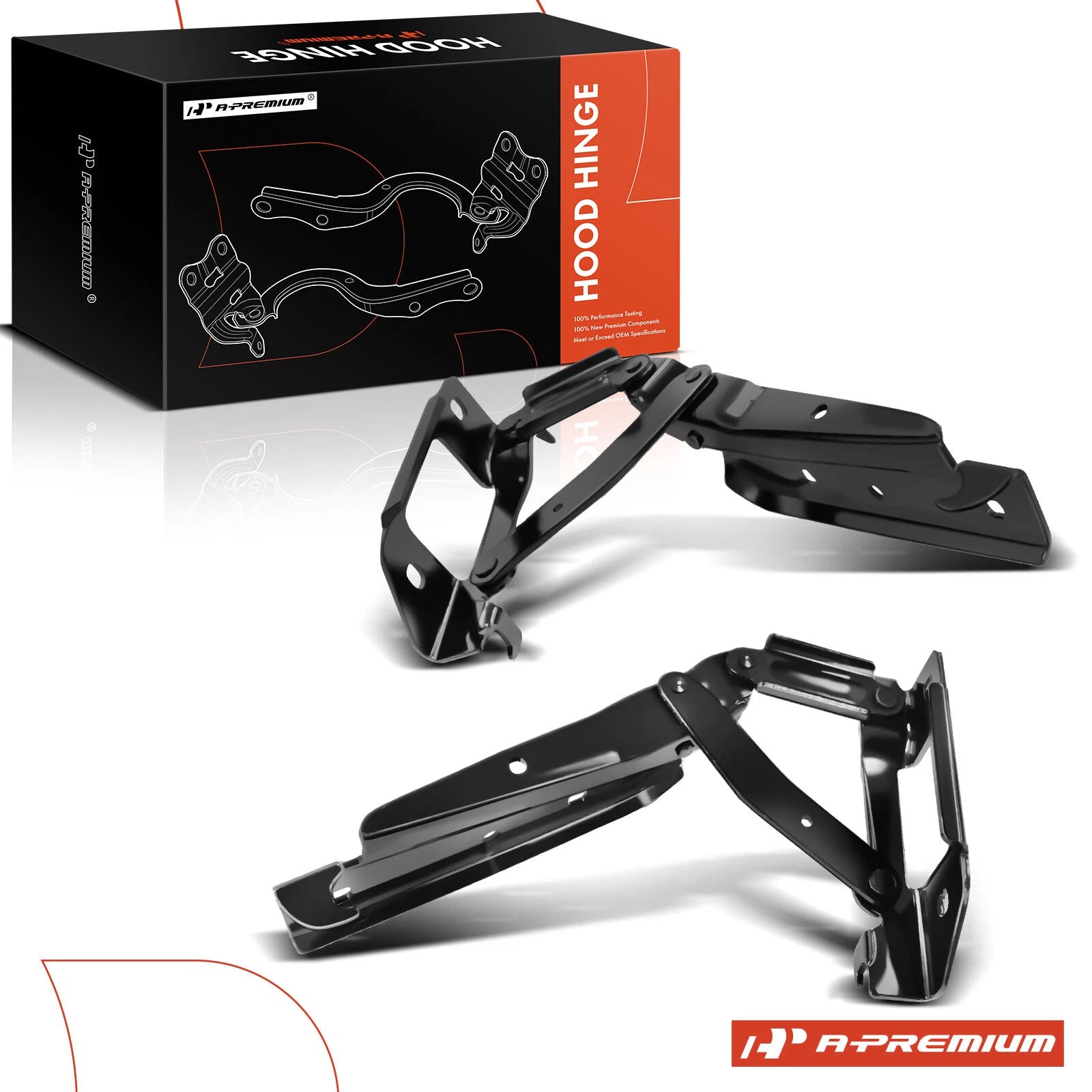 2X Front Hood Hinges for Chevrolet Camaro (2010–2015)