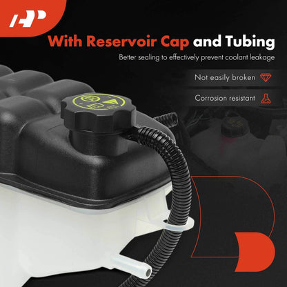 Coolant Reservoir with Cap & Hose for Silverado 1500 (2009–2013)