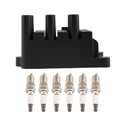 Ignition Coils and Spark Plugs for Ford Ranger Sable 3.0L V6 (2001-2006)